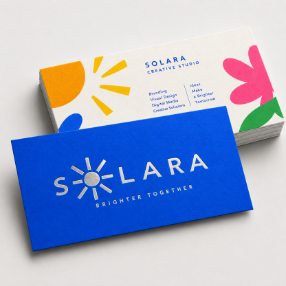 Foil Business Cards