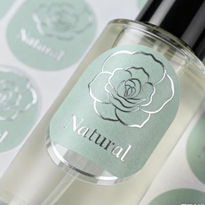 Sliver Foil Stamped Labels