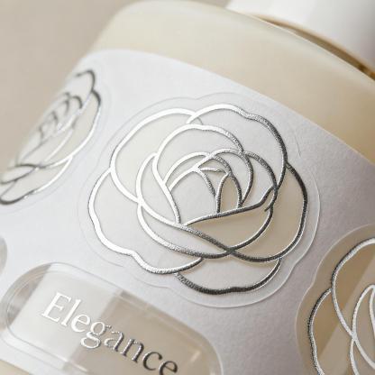 Sliver Foil Stamped Labels