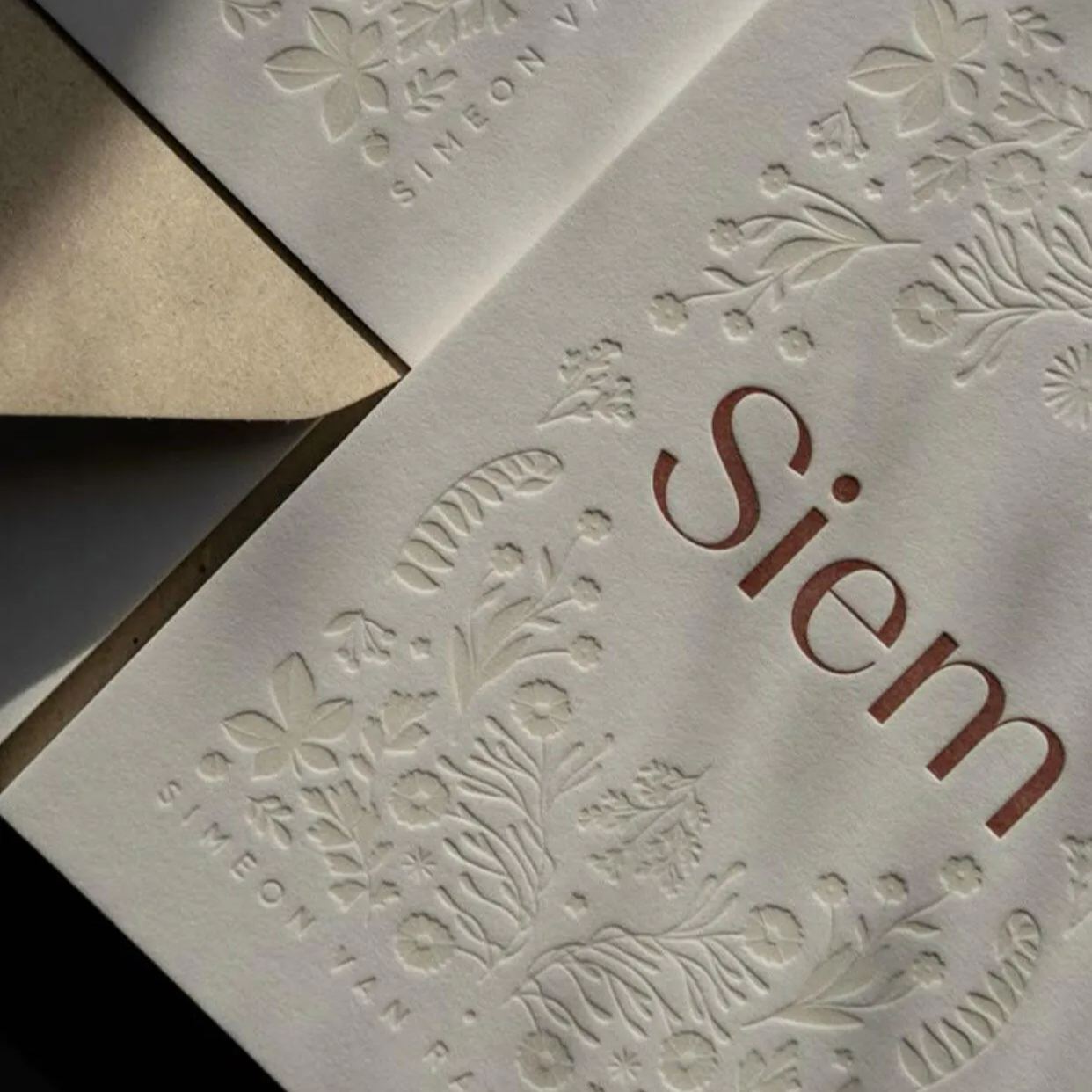 Embossed & Debossed Postcards