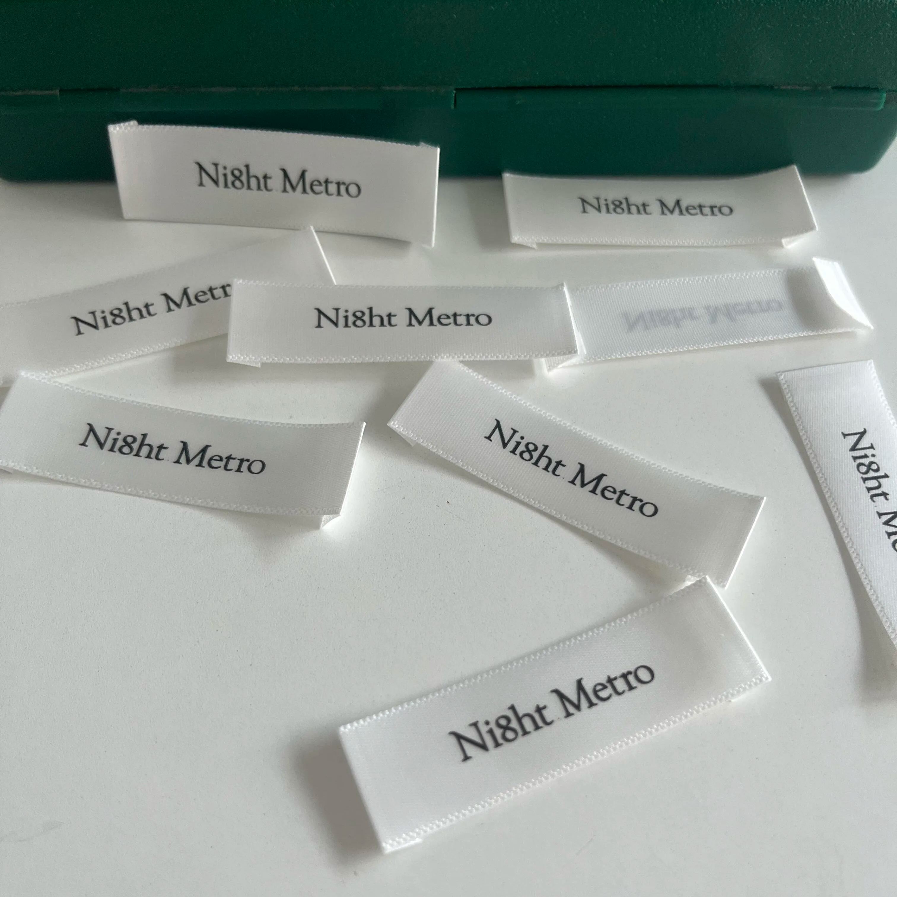 Custom Printed Satin Labels