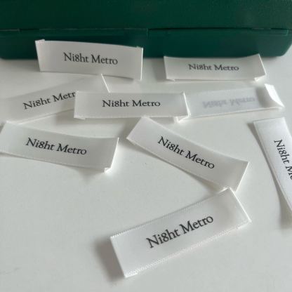 Custom Printed Satin Labels