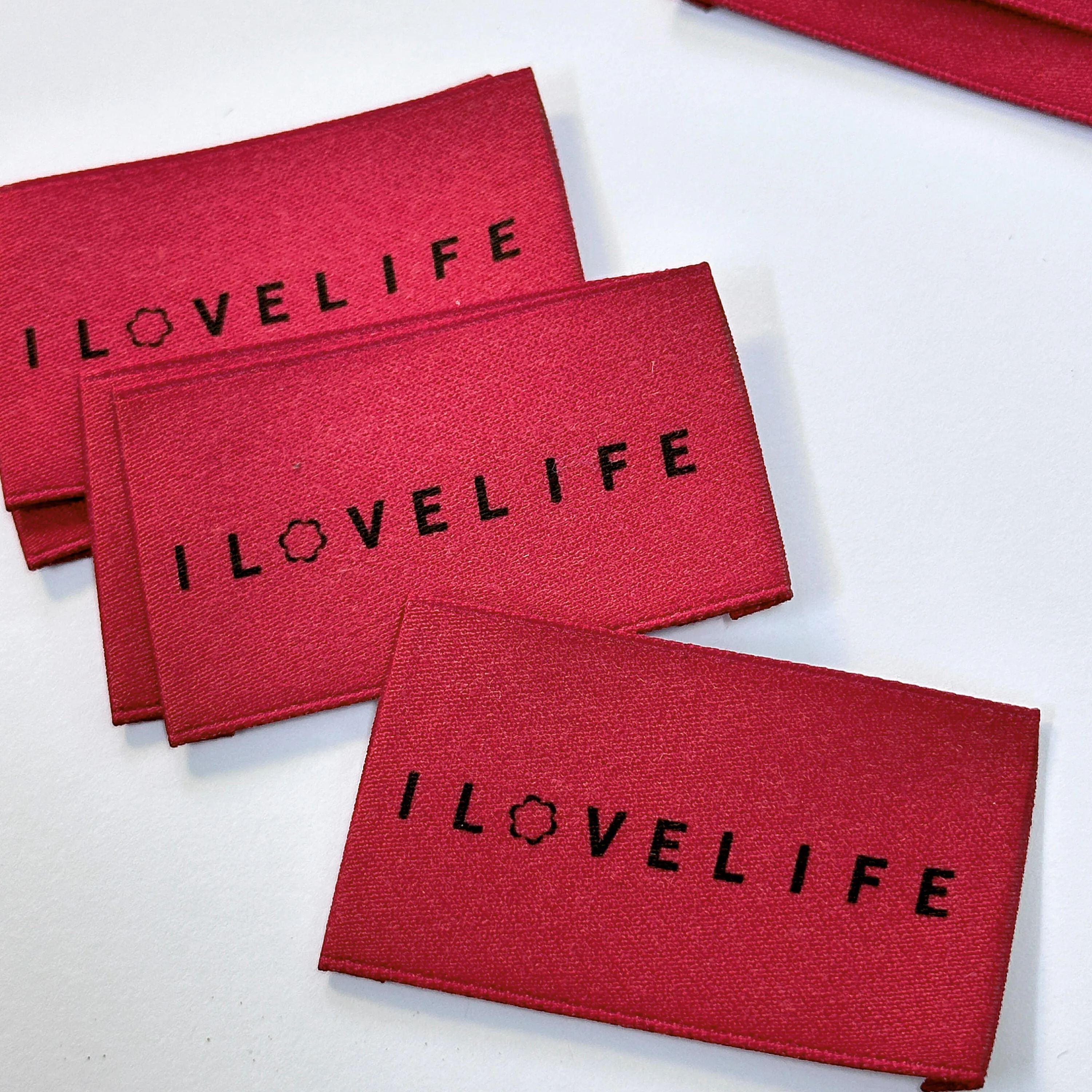 Custom Printed Satin Labels