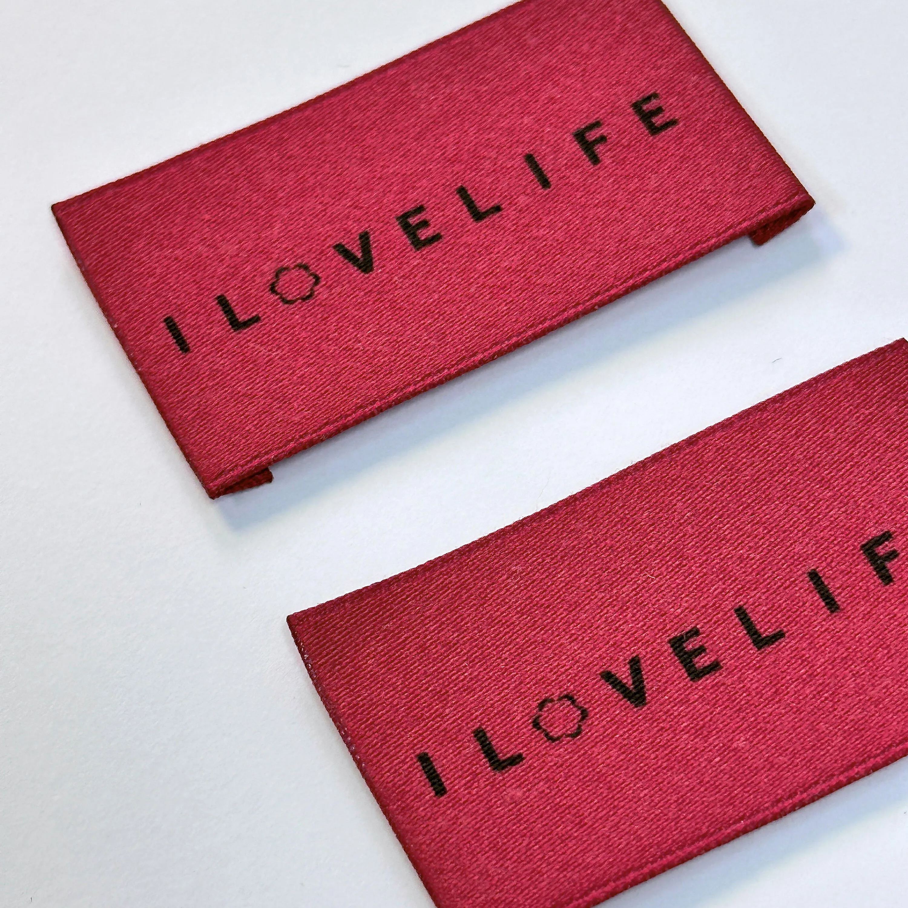 Custom Printed Satin Labels