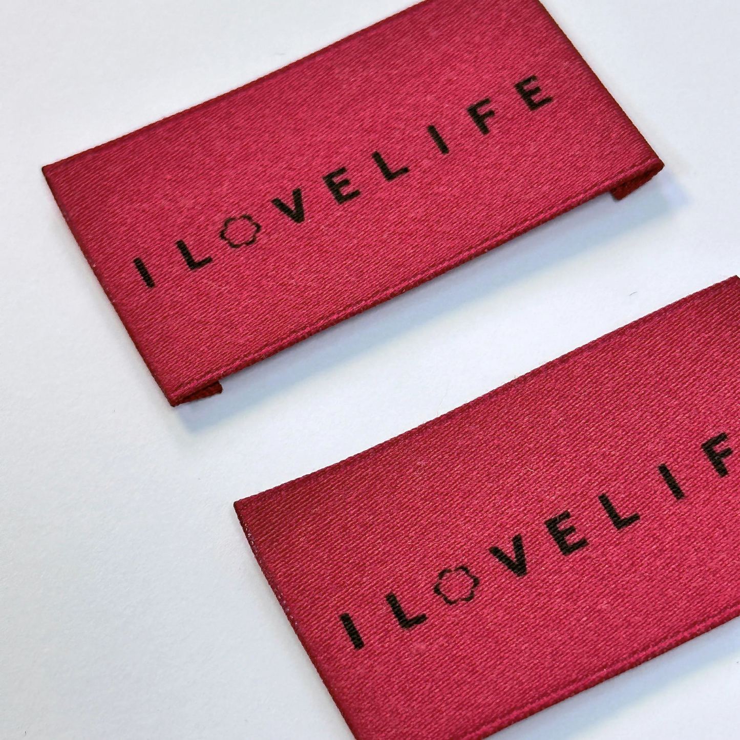 Custom Printed Satin Labels