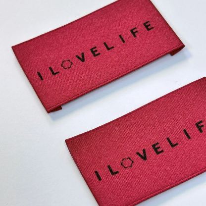 Custom Printed Satin Labels