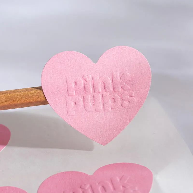 Custom Embossed Stickers