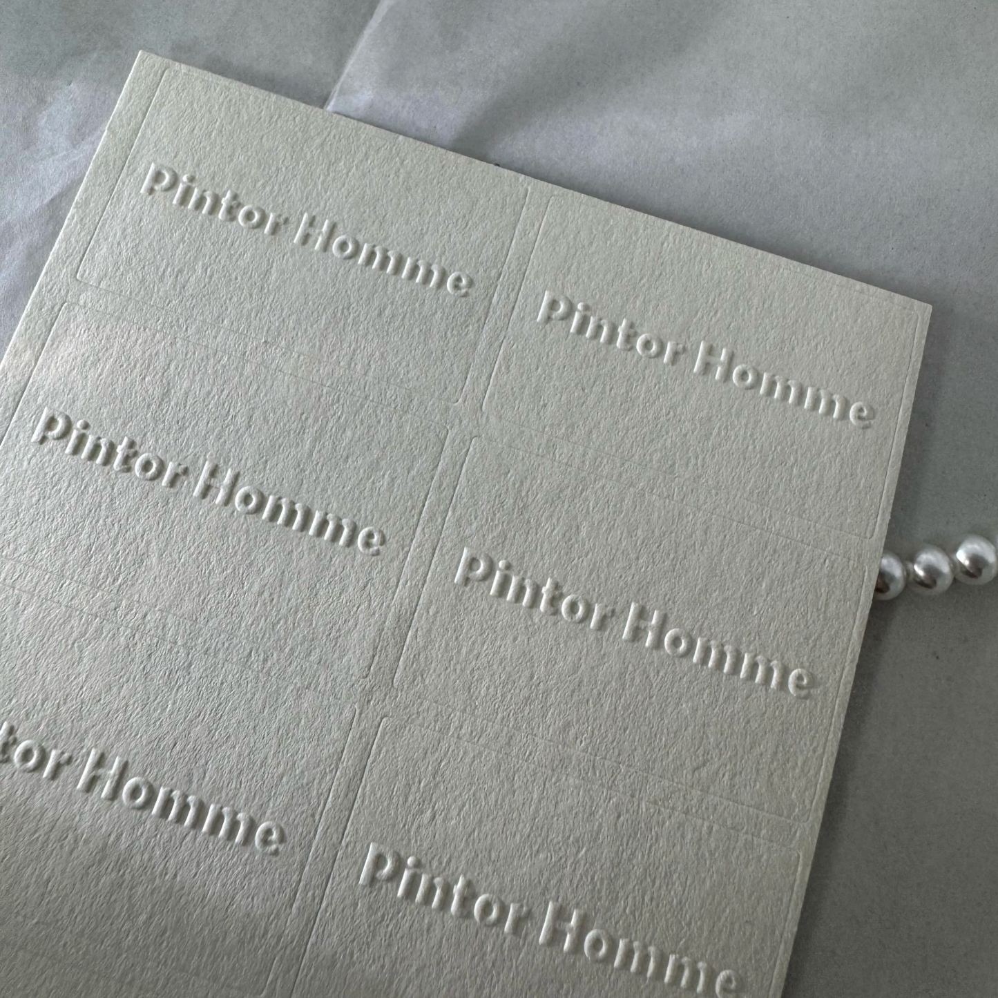 Custom Embossed Stickers