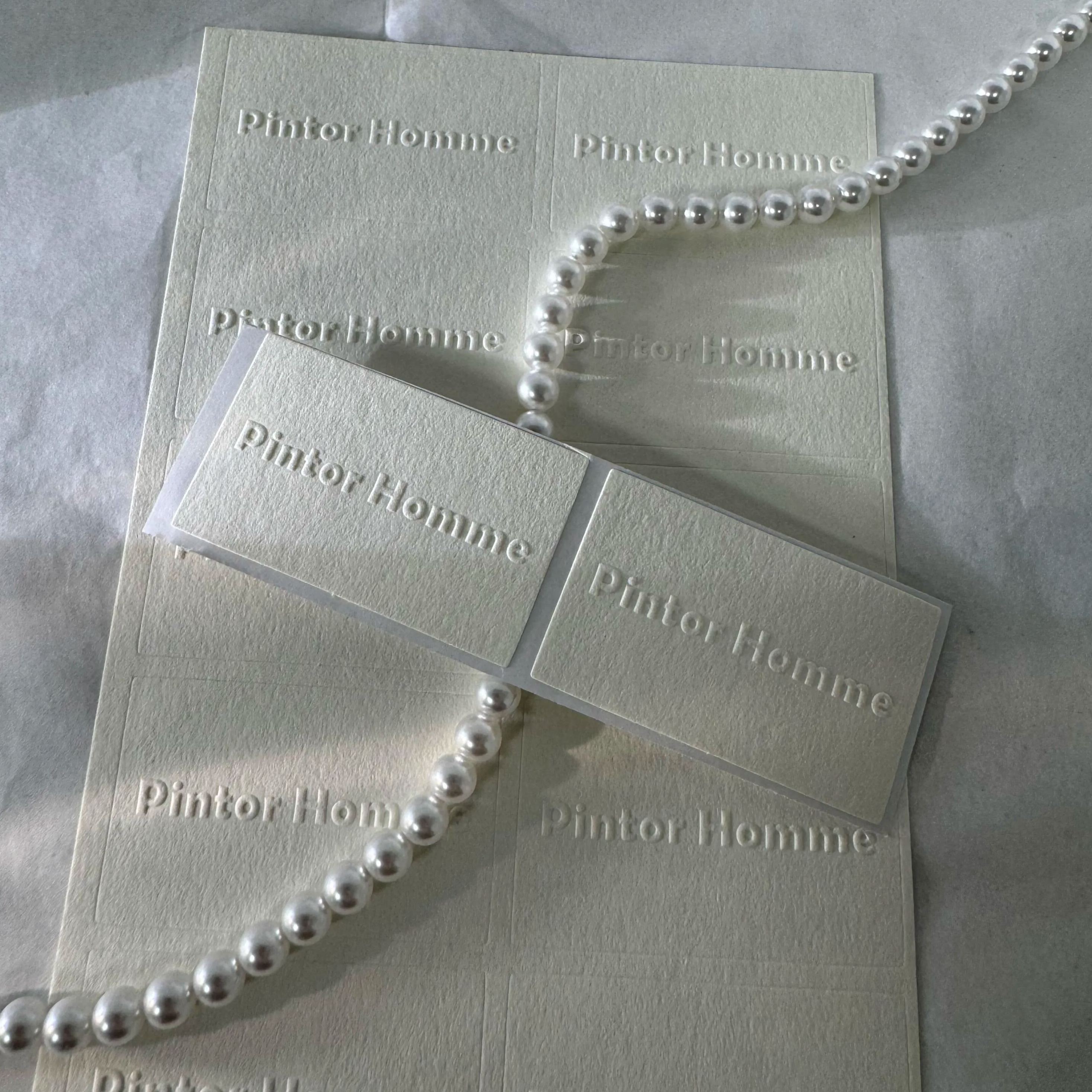 Custom Embossed Stickers