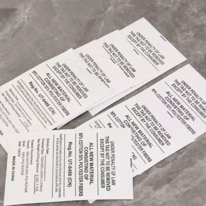 Custom Tyvek Labels