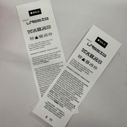 Custom Tyvek Labels