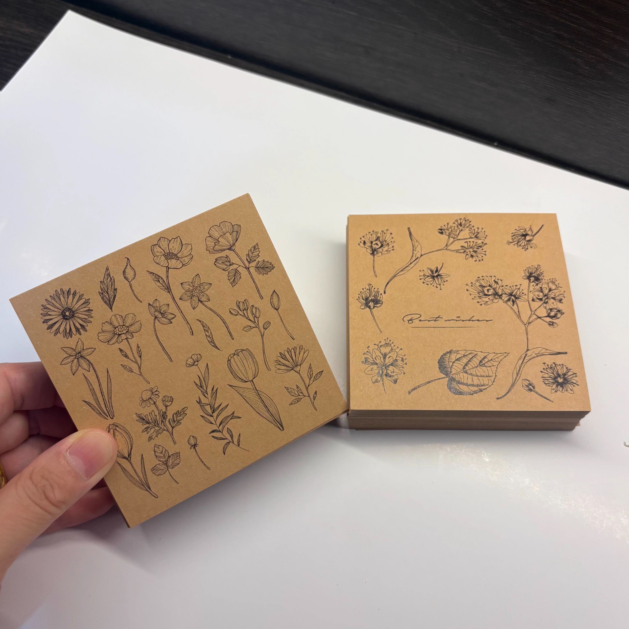 Kraft Paper Postcards