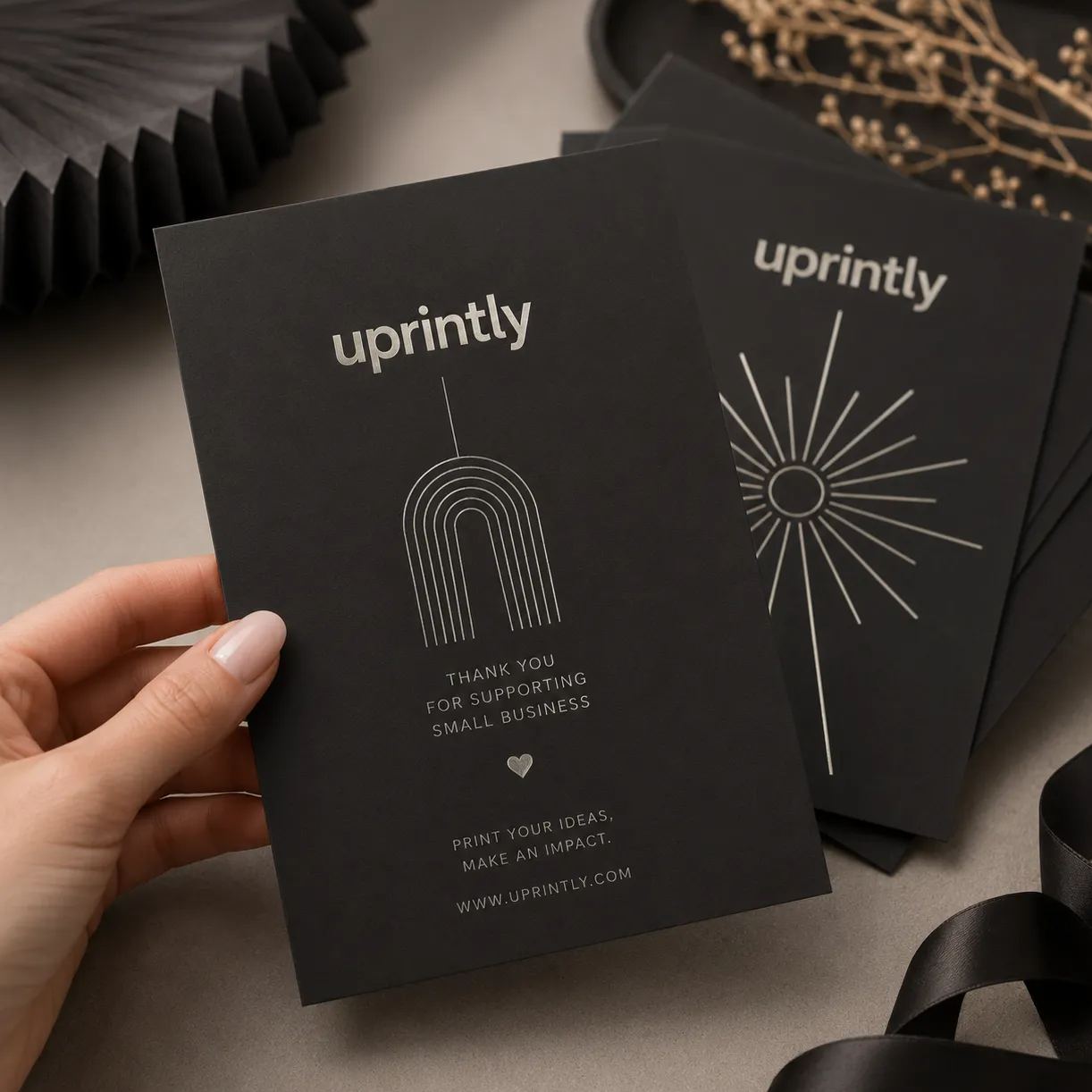 Custom Soft Touch Paper Cards