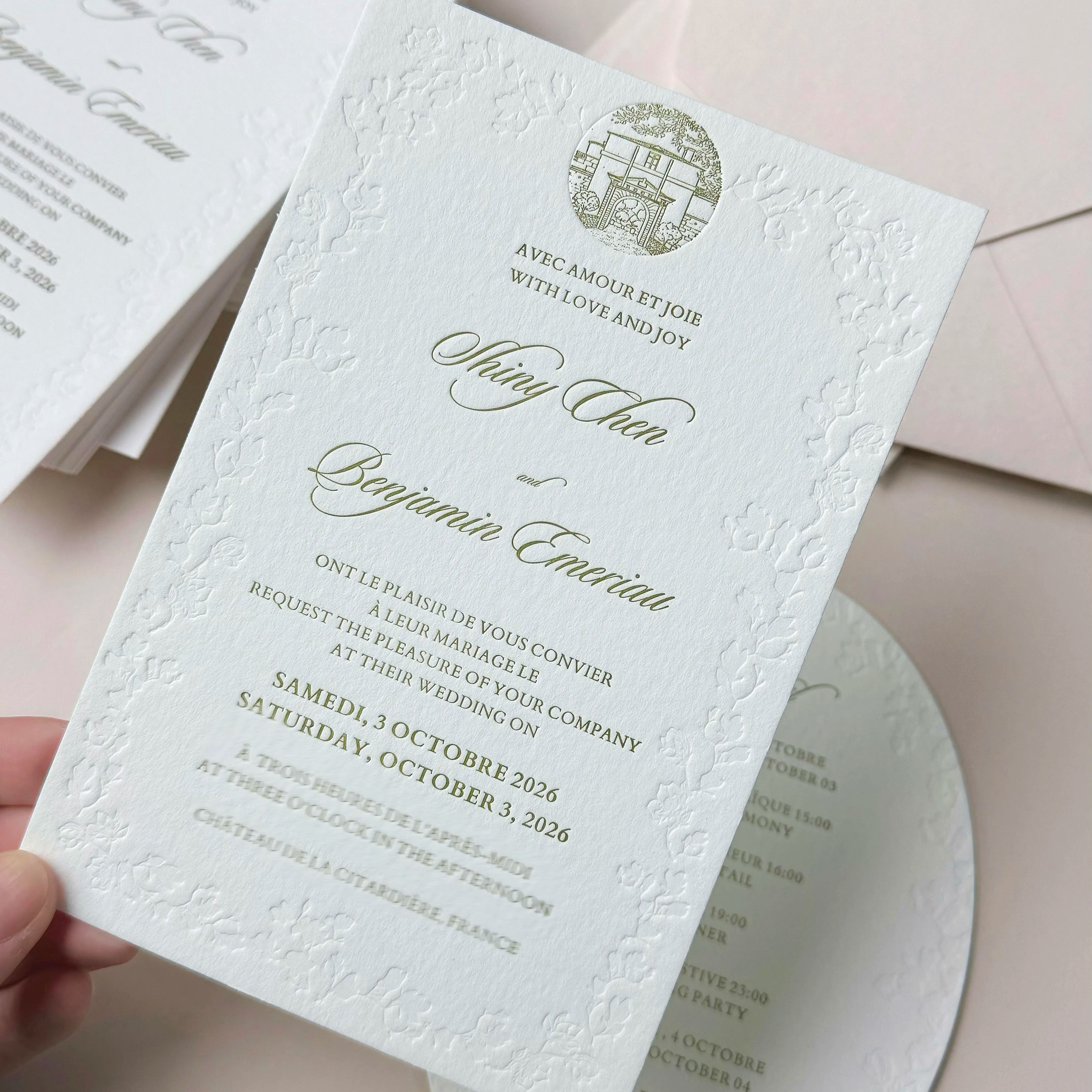 Custom Cotton Paper Cards
