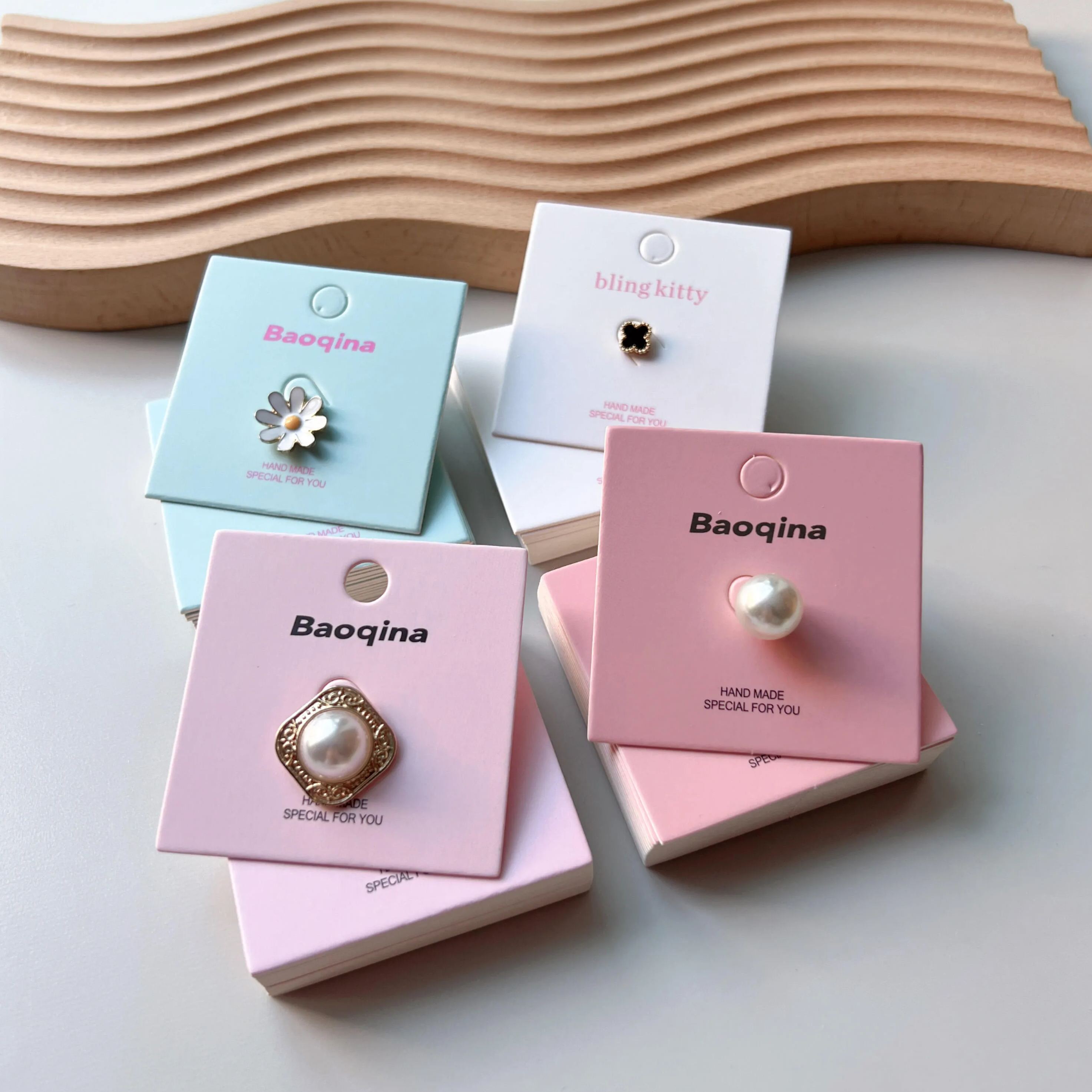 Custom Jewelry Display Cards