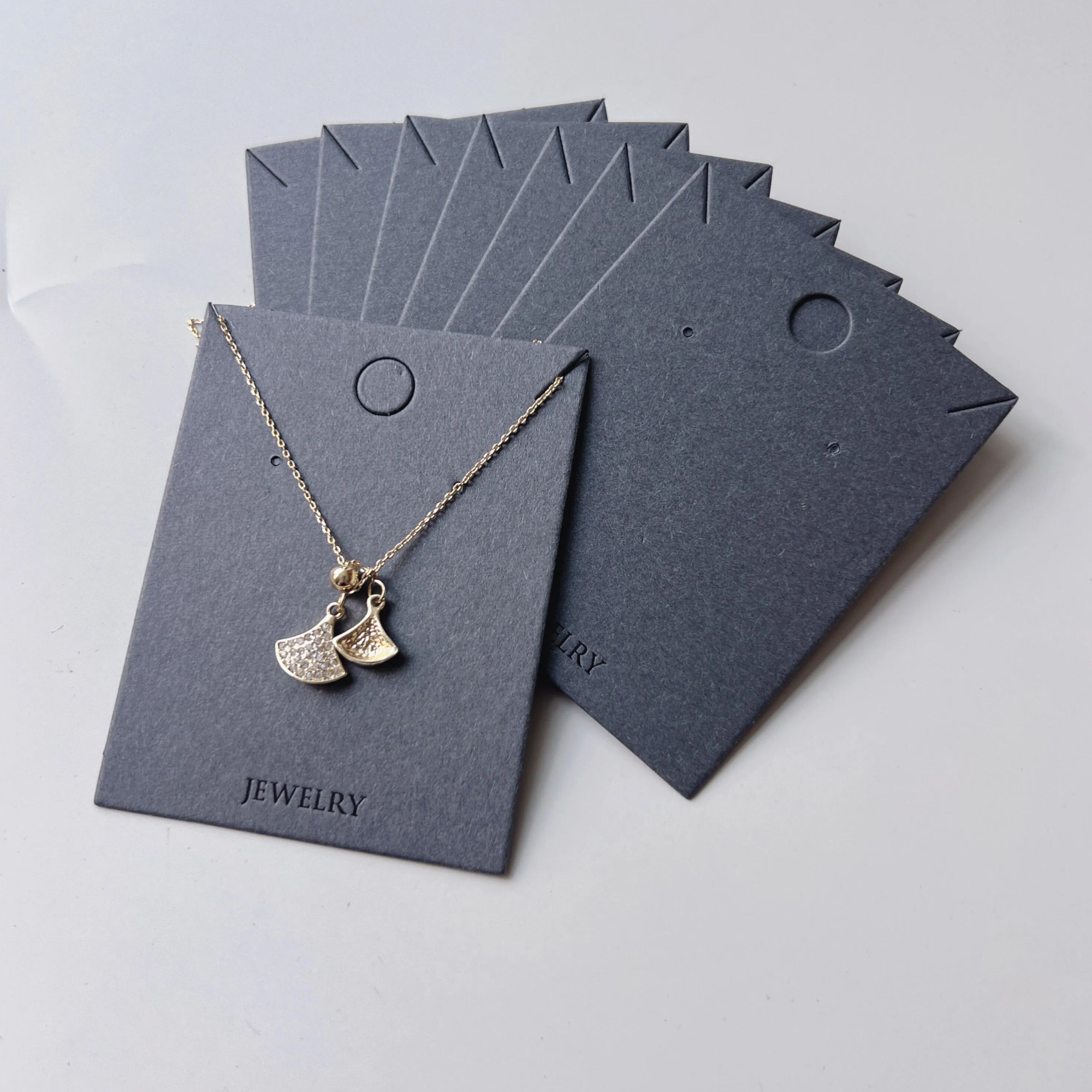 Custom Necklace Display Cards