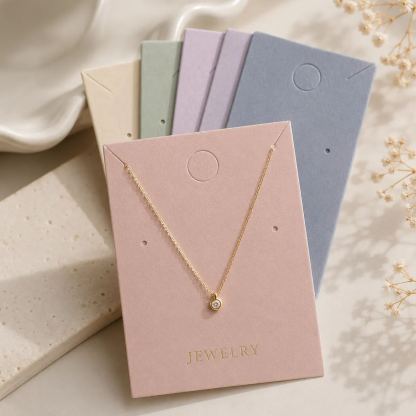 Custom Necklace Display Cards