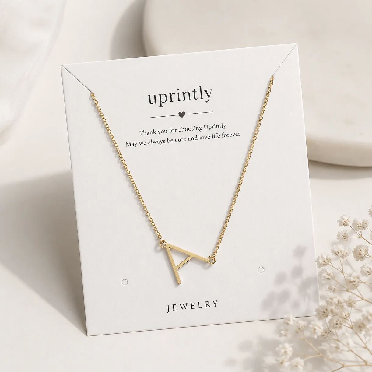 Custom Necklace Display Cards
