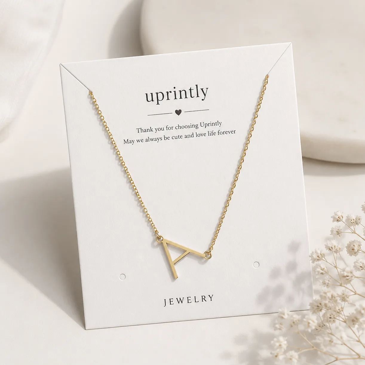Custom Necklace Display Cards