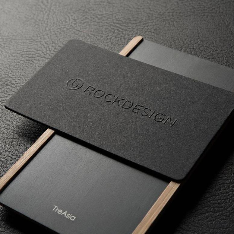 Black Cardstock Postcards