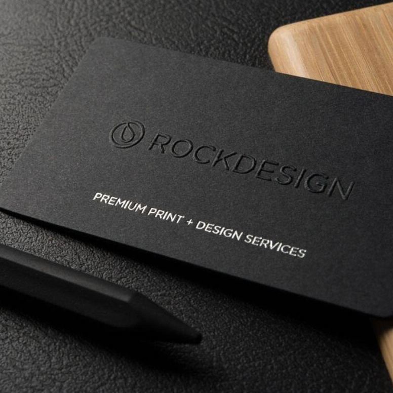 Black Cardstock Postcards