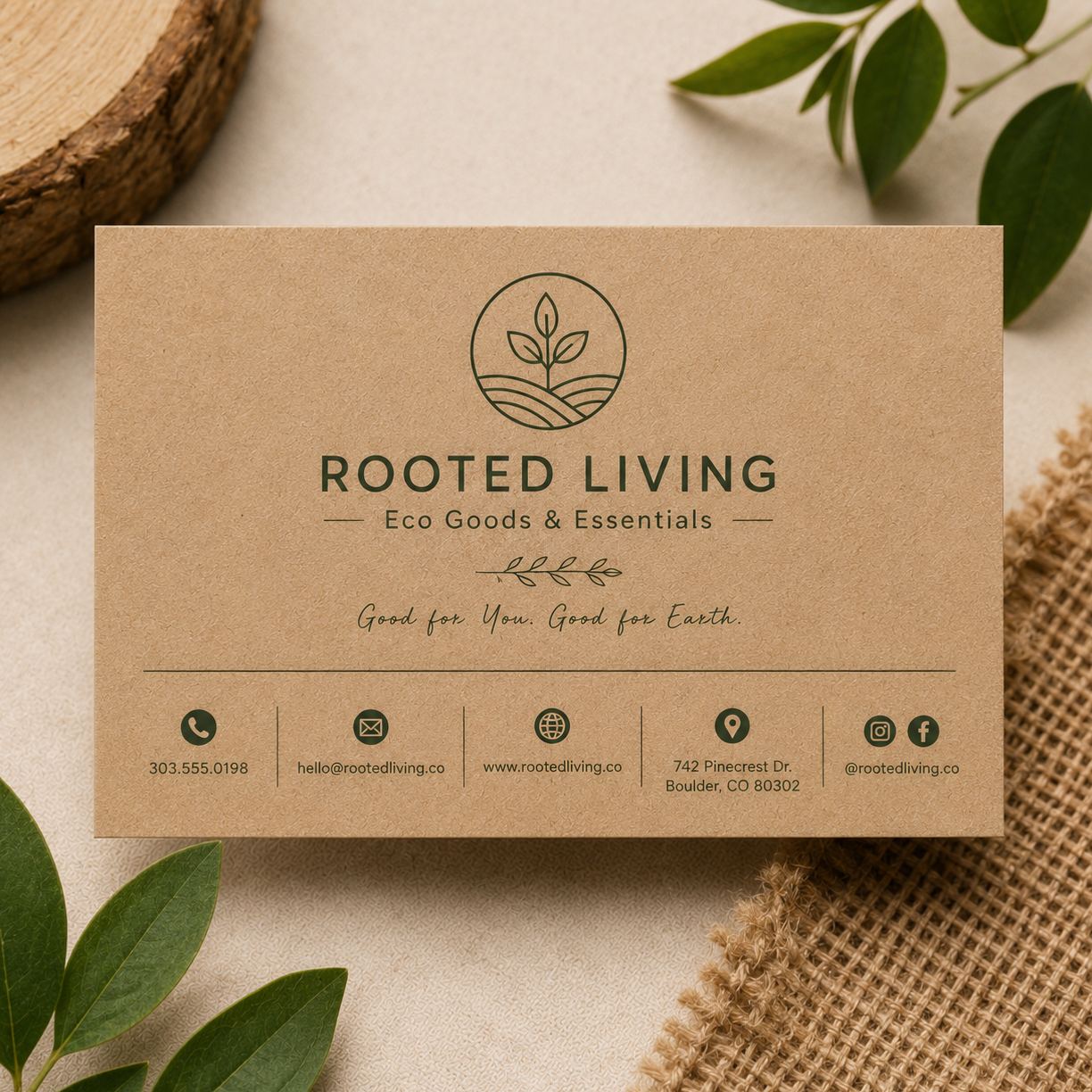 Kraft Paper Business Cards