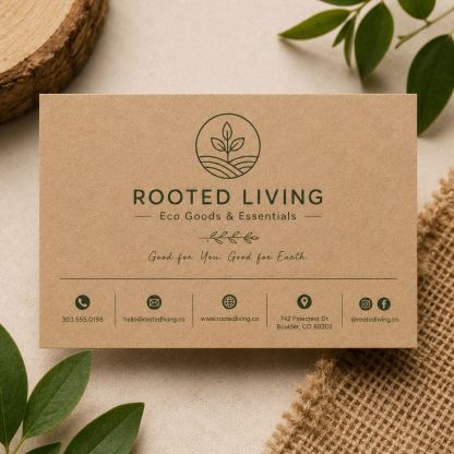 Kraft Paper Business Cards