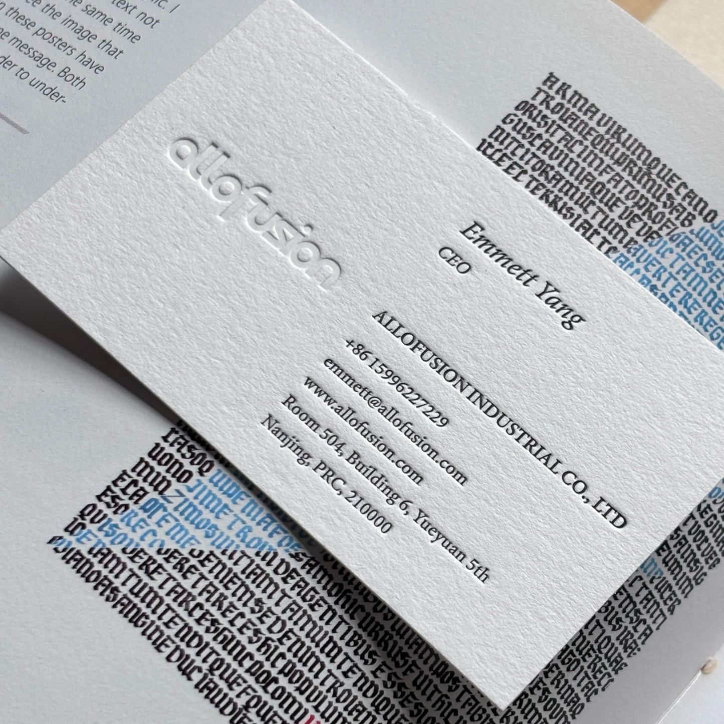 Cotton Paper Business Cards