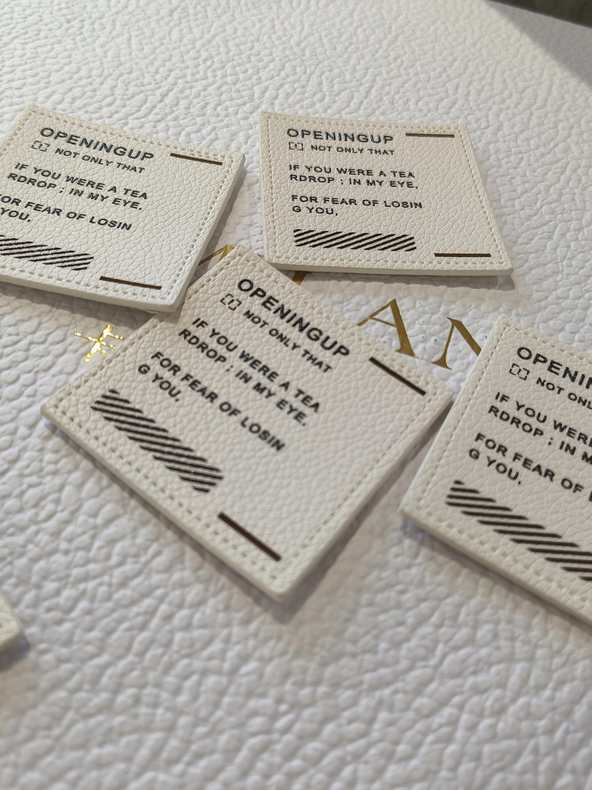 Custom Leather Labels