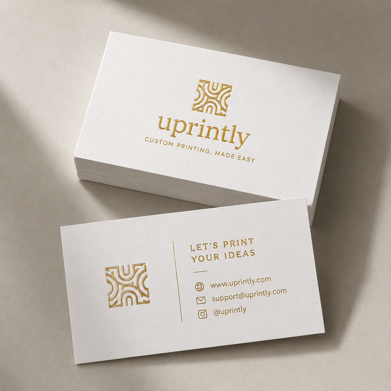 Premium Foil Business Cards