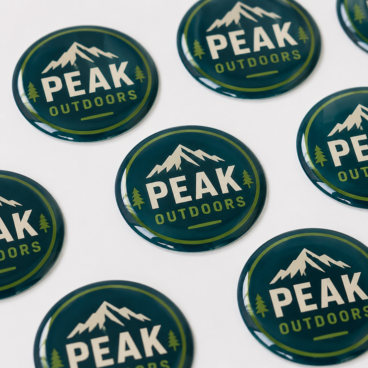 Custom Domed Stickers