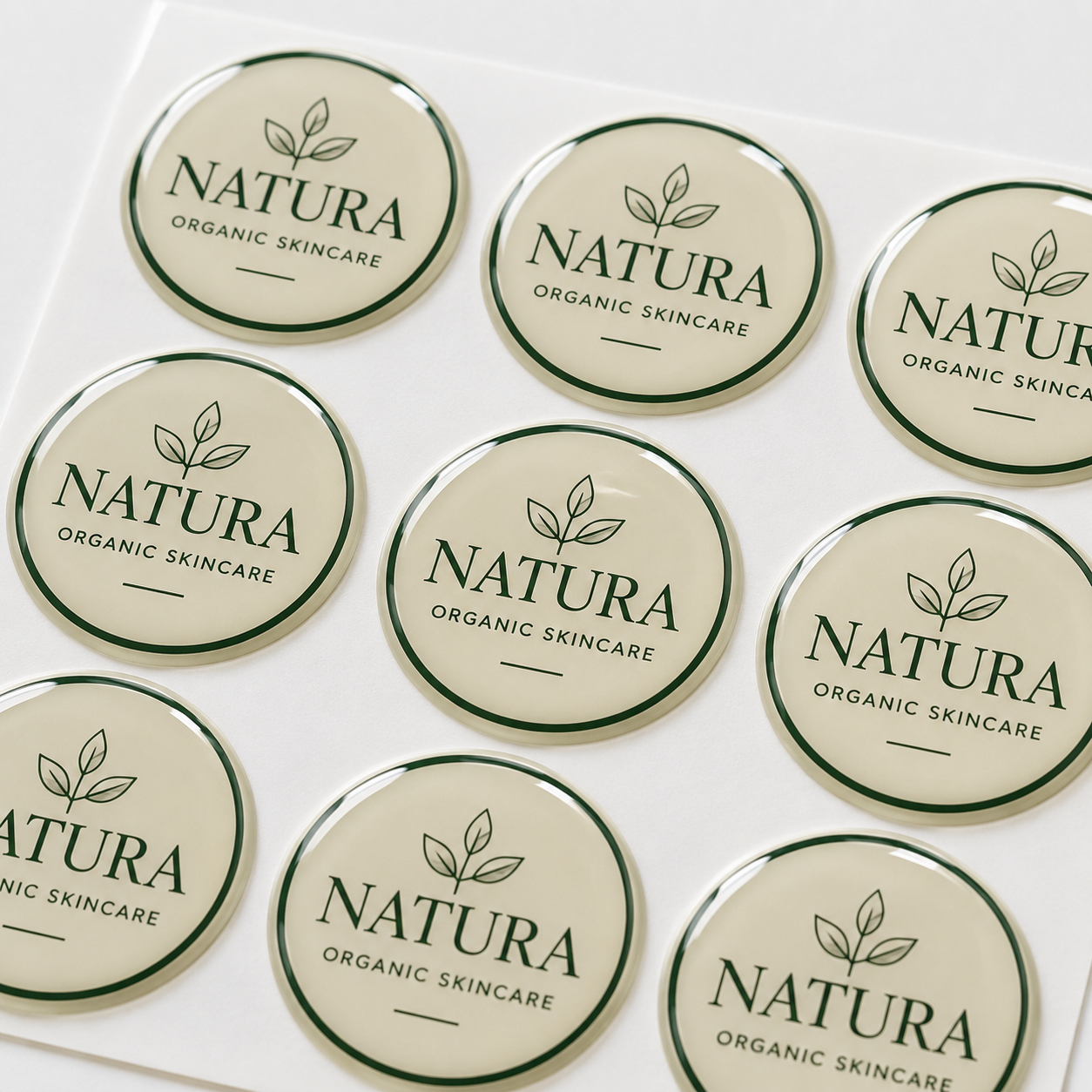 Custom Domed Stickers