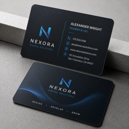 Premium Plastic Business Cards