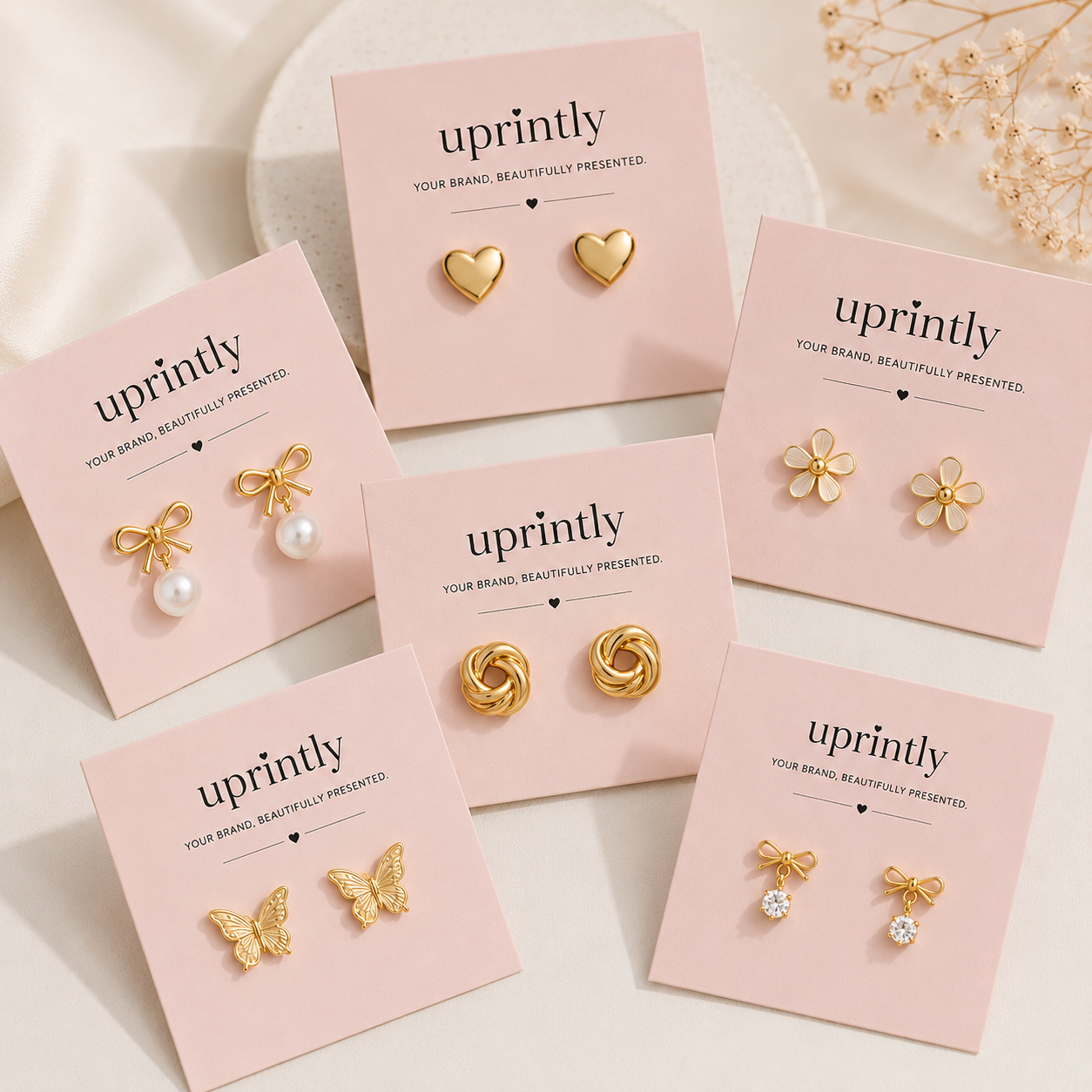 Custom Earring Display Cards