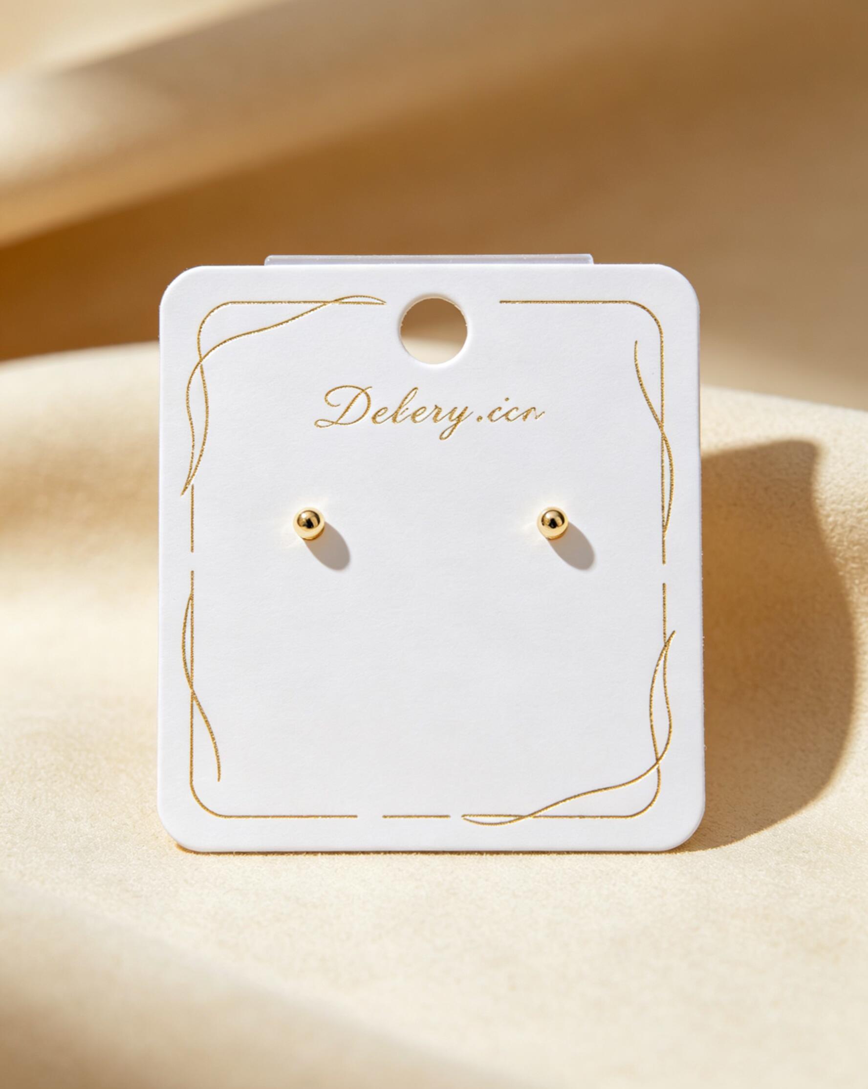 Custom Jewelry Display Cards