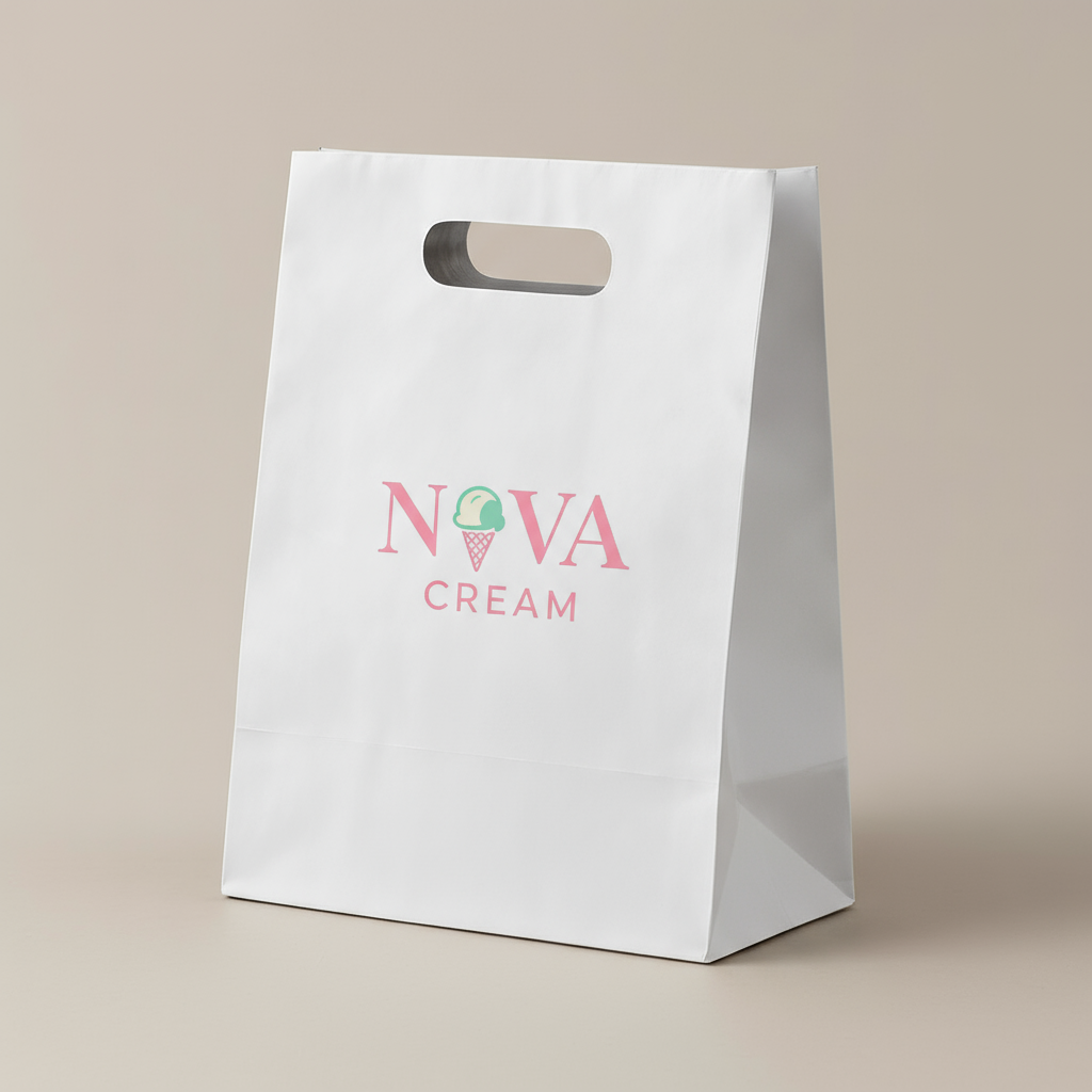 Custom Die-Cut Shopping Bags