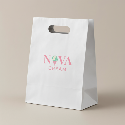 Custom Die-Cut Shopping Bags