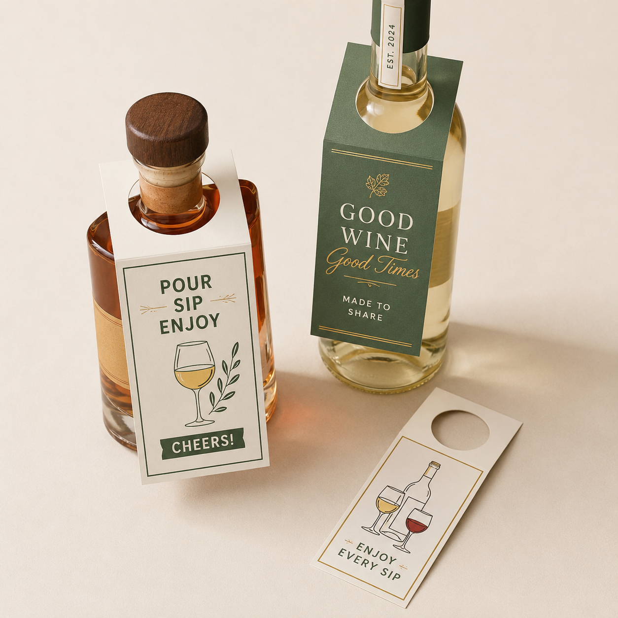 Custom Bottle Neck Tags