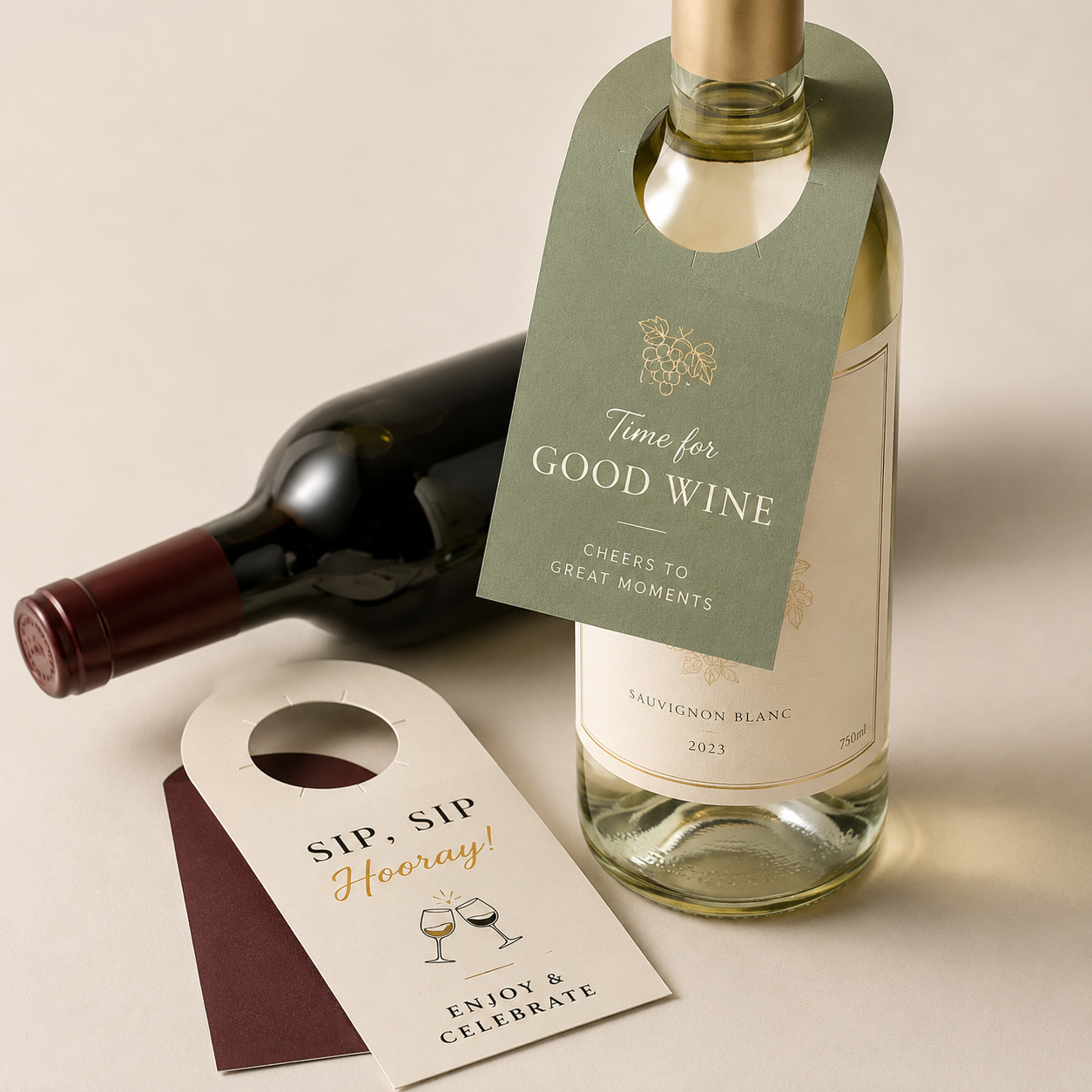 Custom Bottle Neck Tags