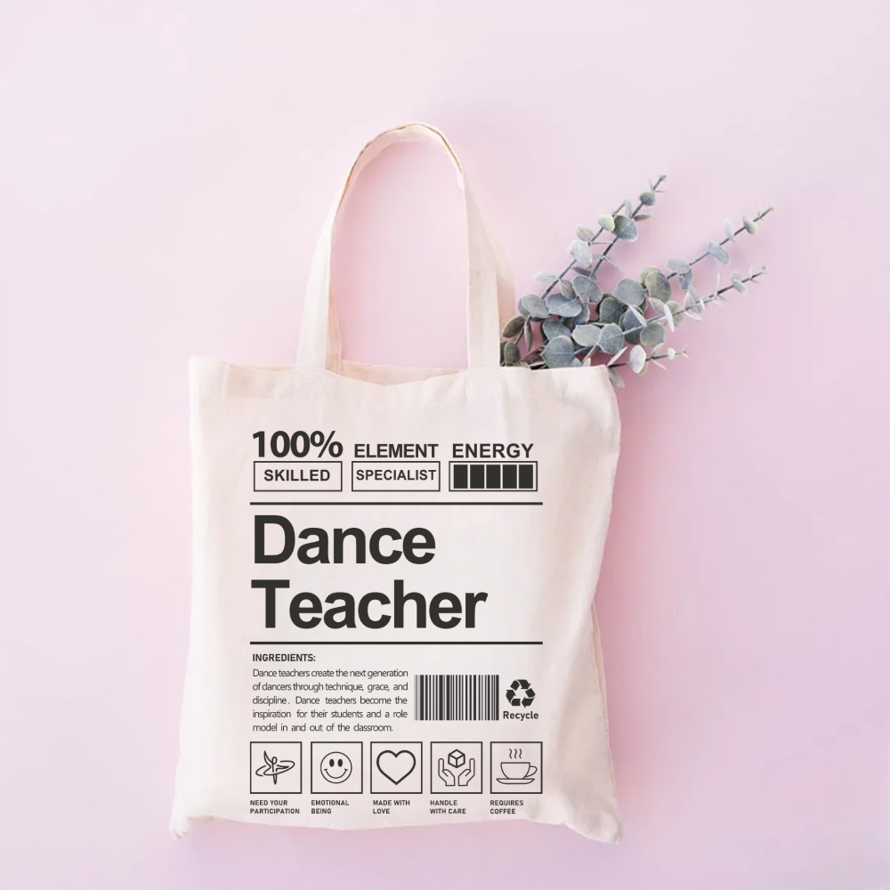Dance Teacher Tote Bag-moweekender