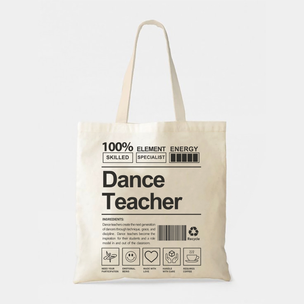 Dance Teacher Tote Bag-moweekender