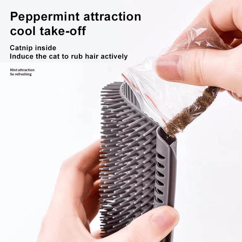 ??Corner Massage Cat Brush