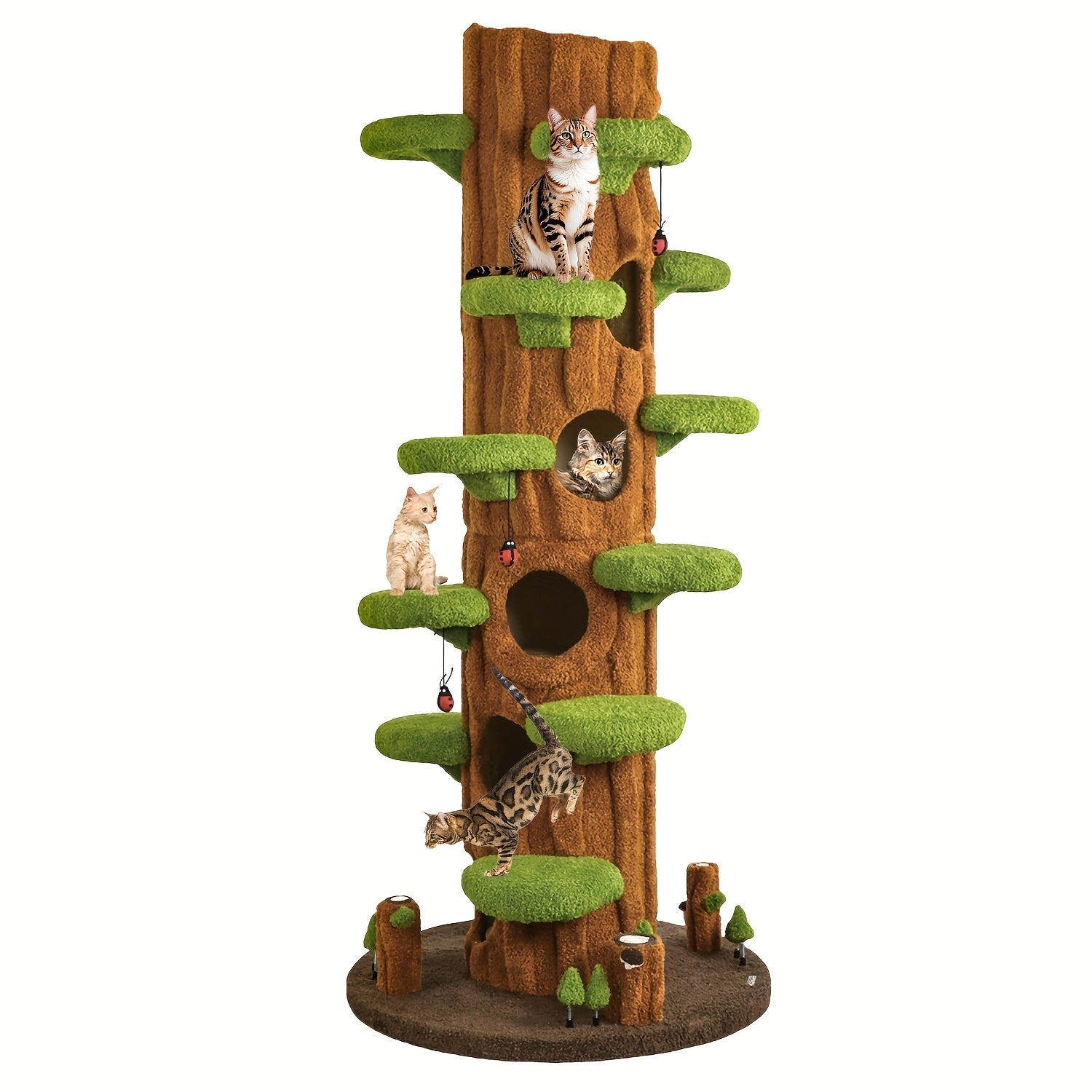 Luxury Cat Tree Looks Like Tree Tall Climbing Frame