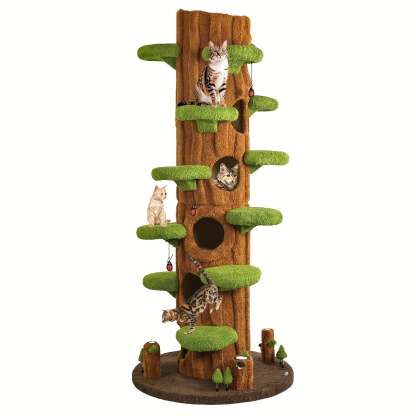Luxury Cat Tree Looks Like Tree Tall Climbing Frame