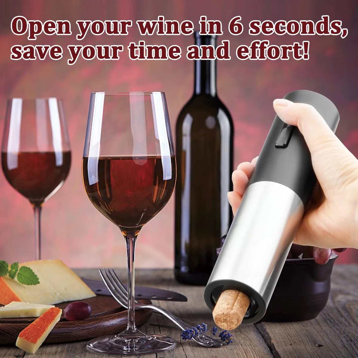 ??2023 Summer Hot Sale- Electric wine bottle opener