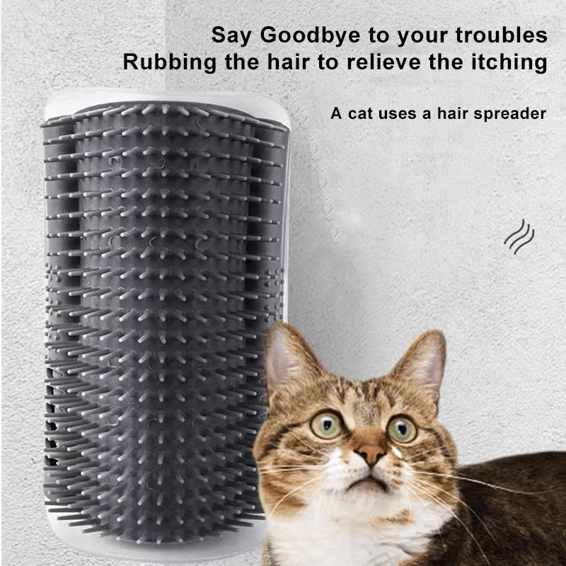 ??Corner Massage Cat Brush