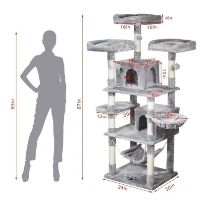 Luxury Multi-Level Cat Tree Tower