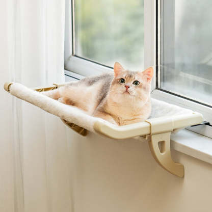 Cat Window/Bedside Hammock | Cozy Space-Saving Cat Lounge