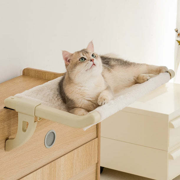 Cat Window/Bedside Hammock | Cozy Space-Saving Cat Lounge
