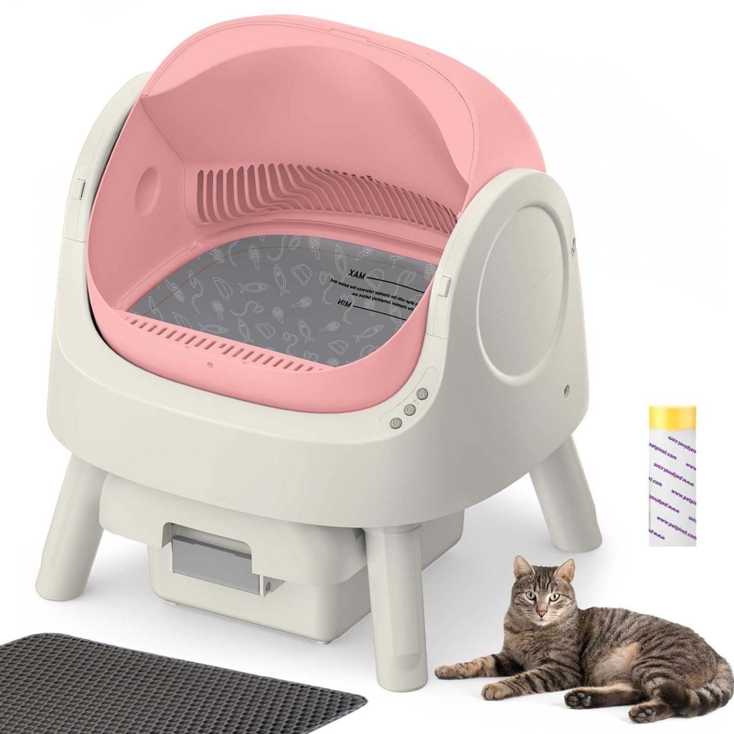 🐾 Smart Self-Cleaning Cat Litter Box